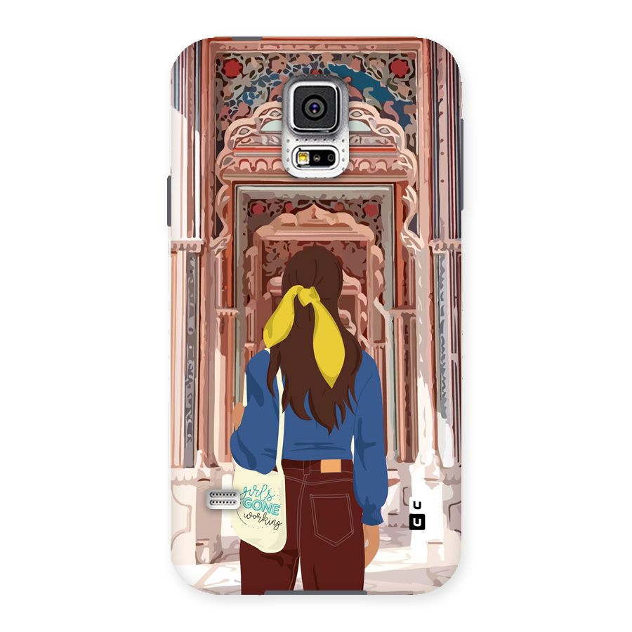 wonderful Girl Back Case for Galaxy S5