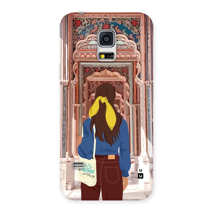 wonderful Girl Back Case for Galaxy S5 Mini
