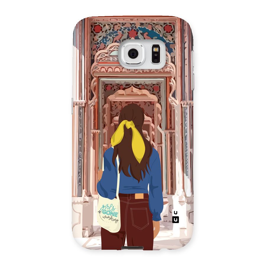 wonderful Girl Back Case for Galaxy S6
