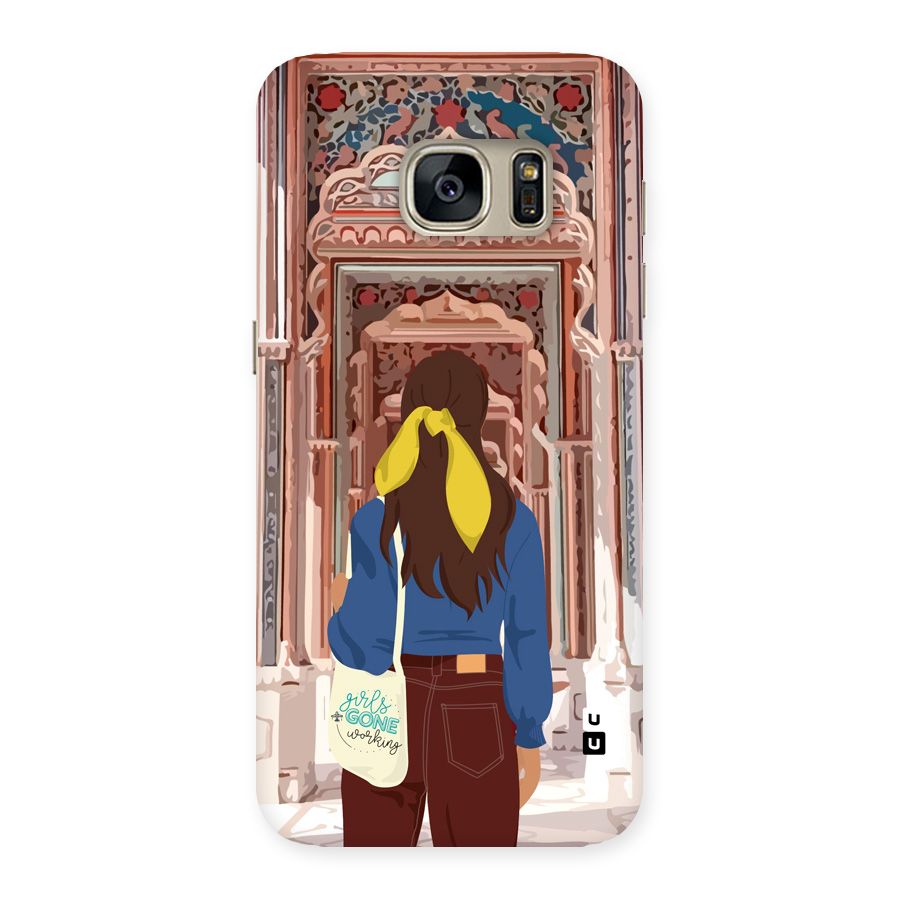 wonderful Girl Back Case for Galaxy S7