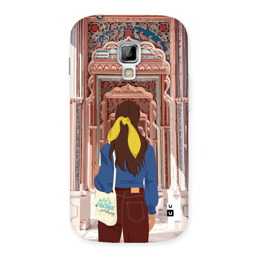 wonderful Girl Back Case for Galaxy S Duos