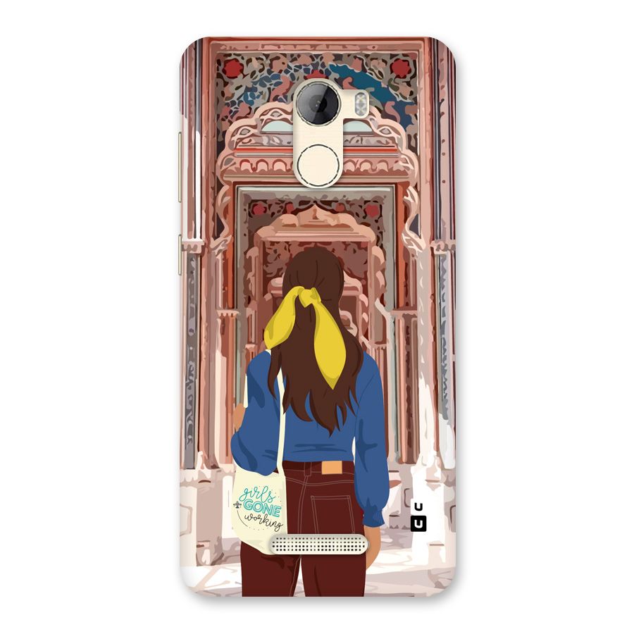 wonderful Girl Back Case for Gionee A1 LIte