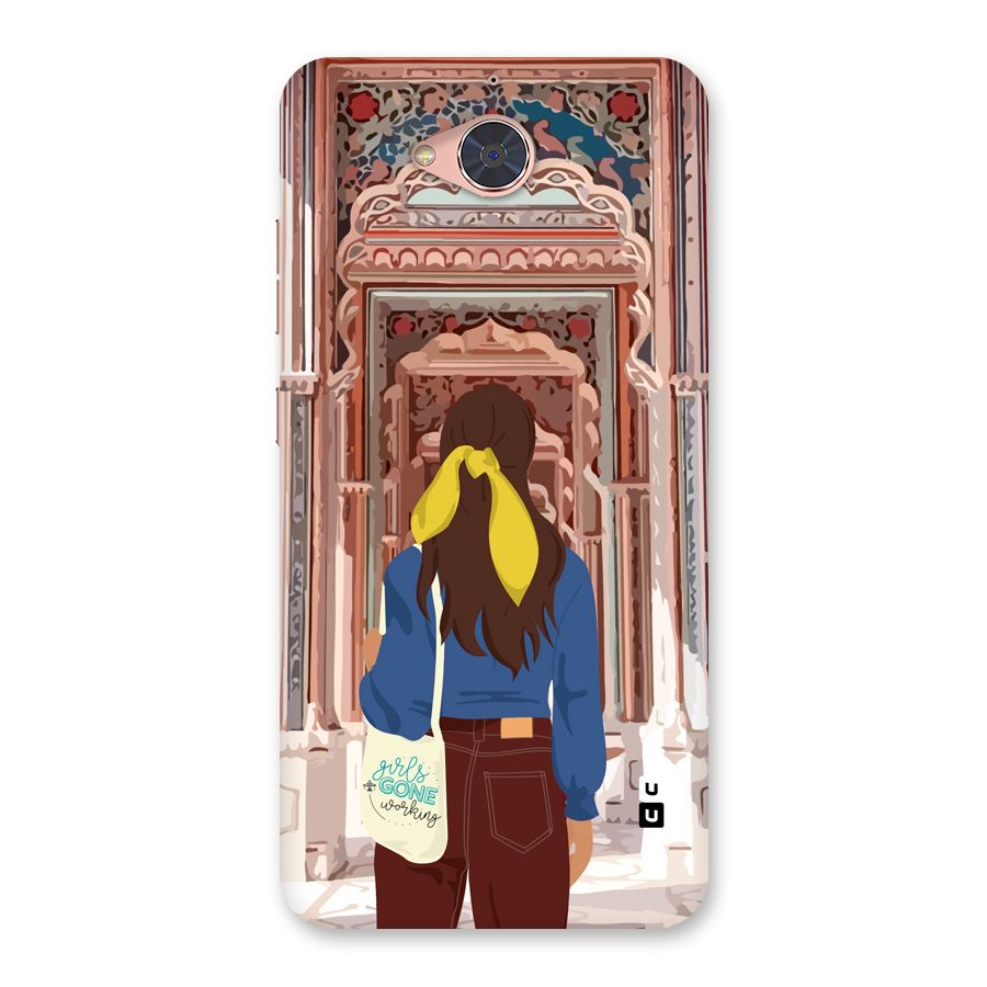 wonderful Girl Back Case for Gionee S6 Pro