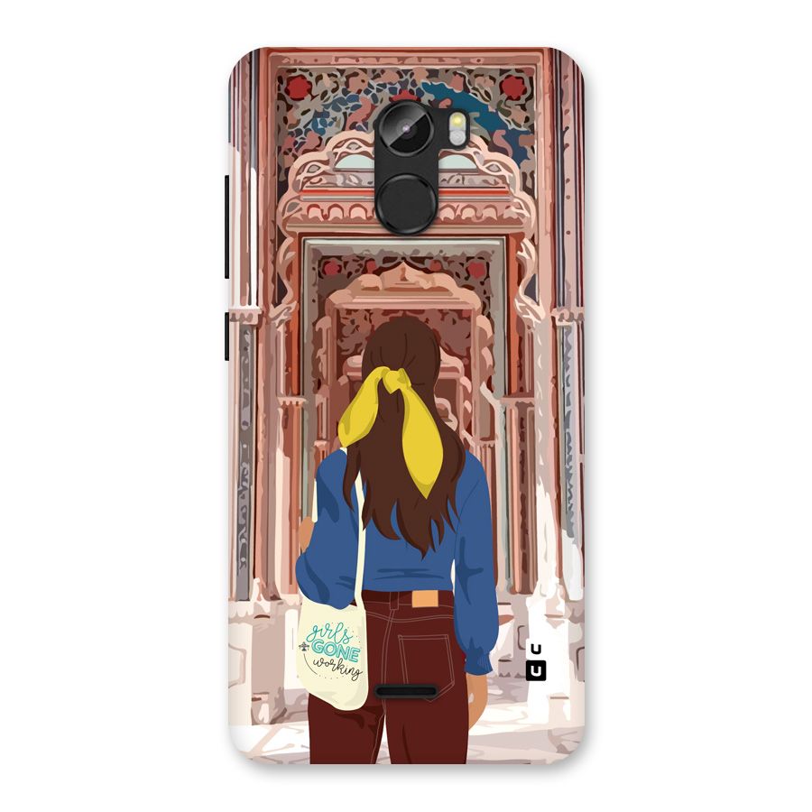 wonderful Girl Back Case for Gionee X1