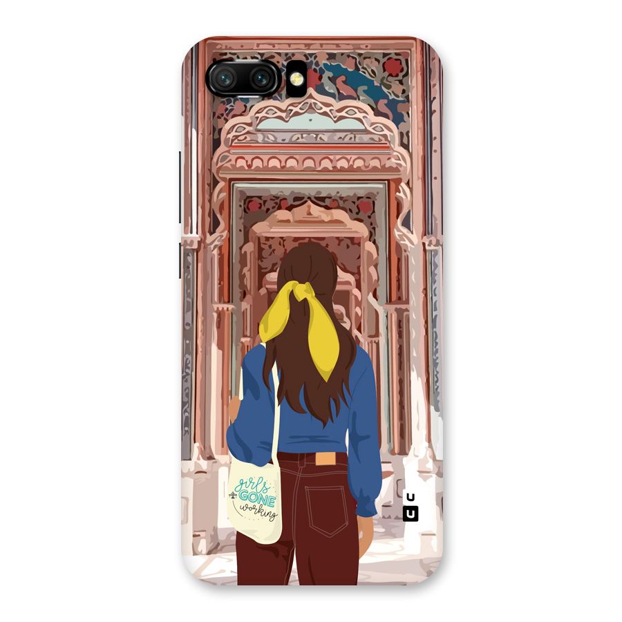 wonderful Girl Back Case for Honor 10