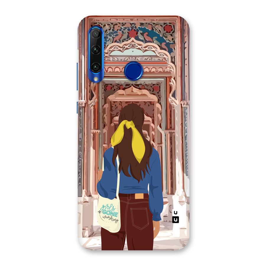 wonderful Girl Back Case for Honor 20i