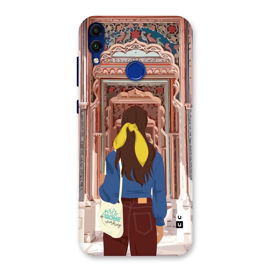 wonderful Girl Back Case for Honor 8C