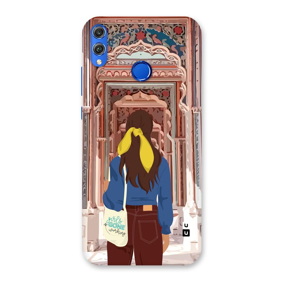 wonderful Girl Back Case for Honor 8X