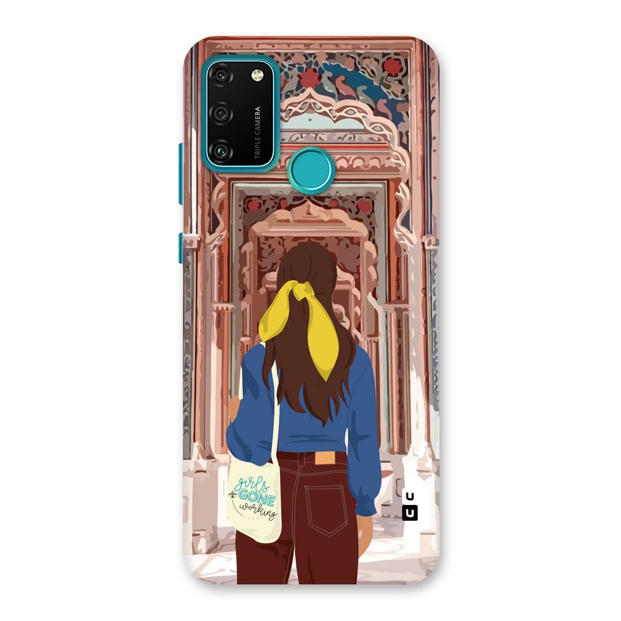 wonderful Girl Back Case for Honor 9A