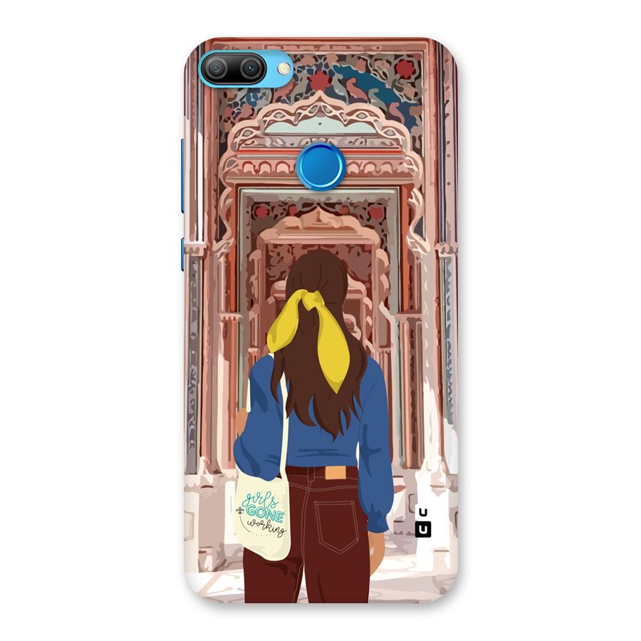 wonderful Girl Back Case for Honor 9N