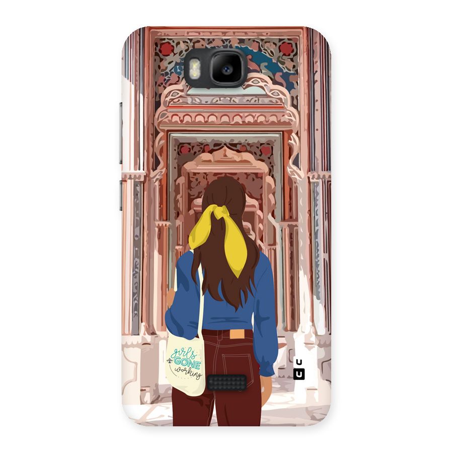 wonderful Girl Back Case for Honor Bee