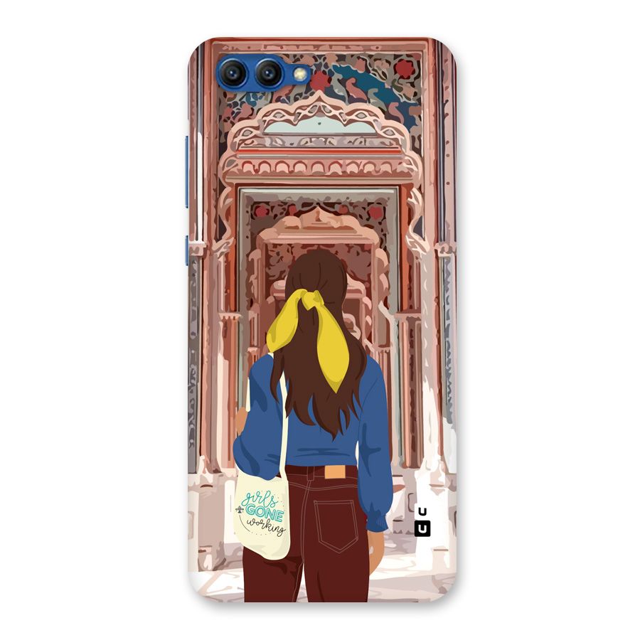 wonderful Girl Back Case for Honor View 10