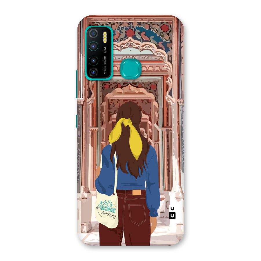 wonderful Girl Back Case for Infinix Hot 9 Pro