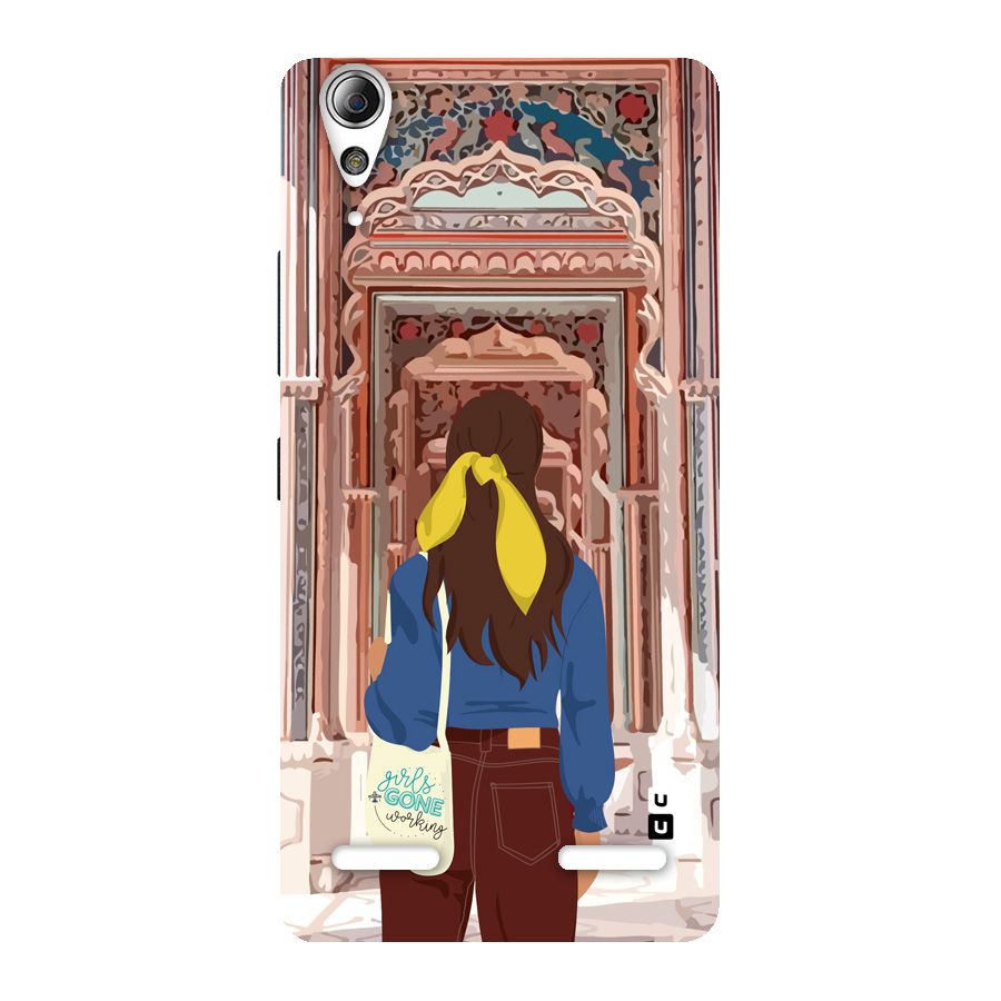 wonderful Girl Back Case for Lenovo A6000
