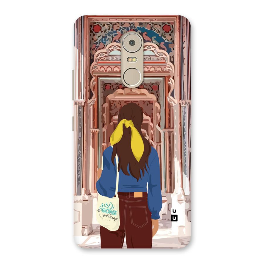 wonderful Girl Back Case for Lenovo K6 Note