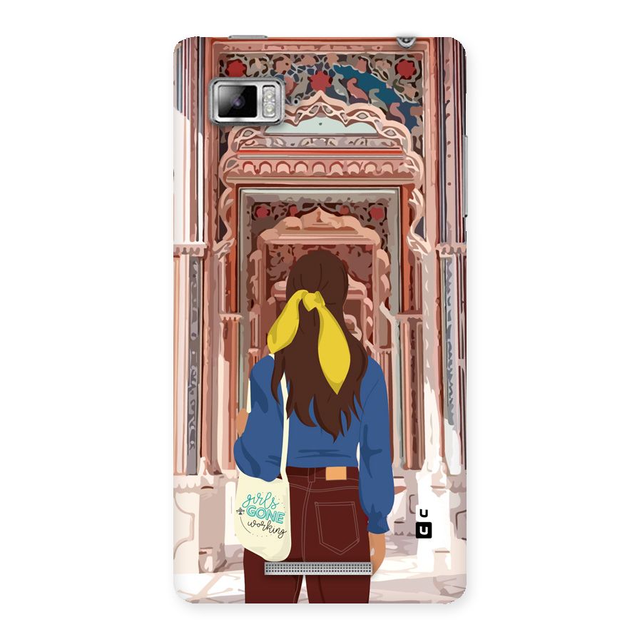 wonderful Girl Back Case for Lenovo Vibe Z K910