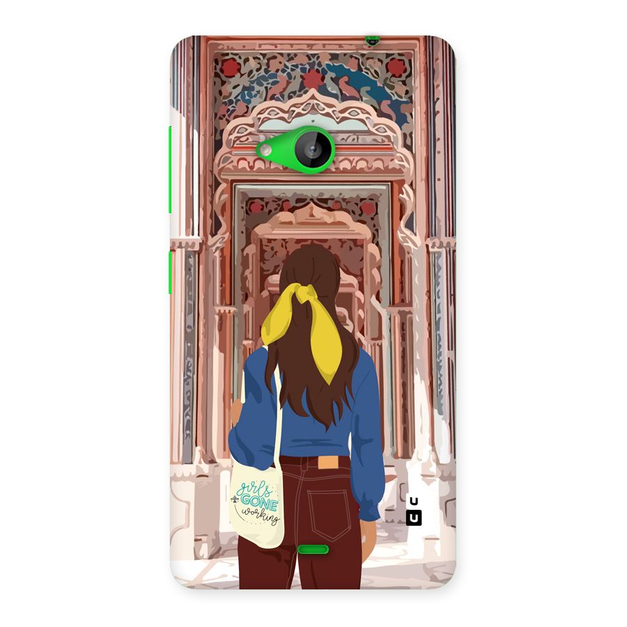 wonderful Girl Back Case for Lumia 535