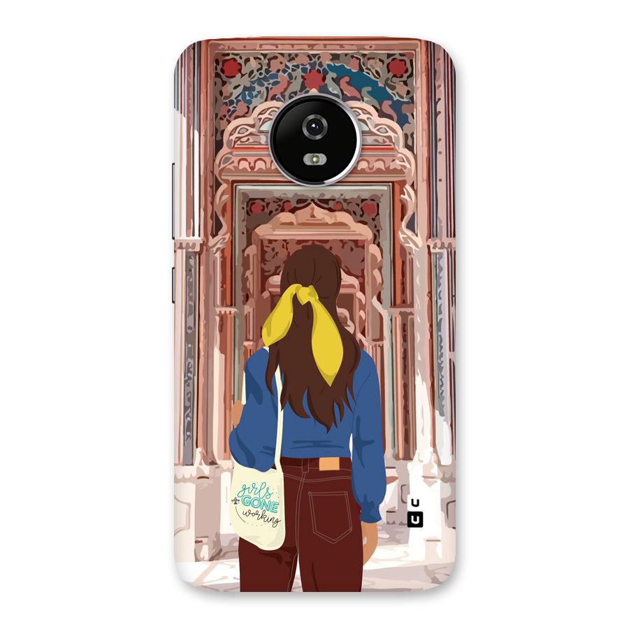wonderful Girl Back Case for Moto G5