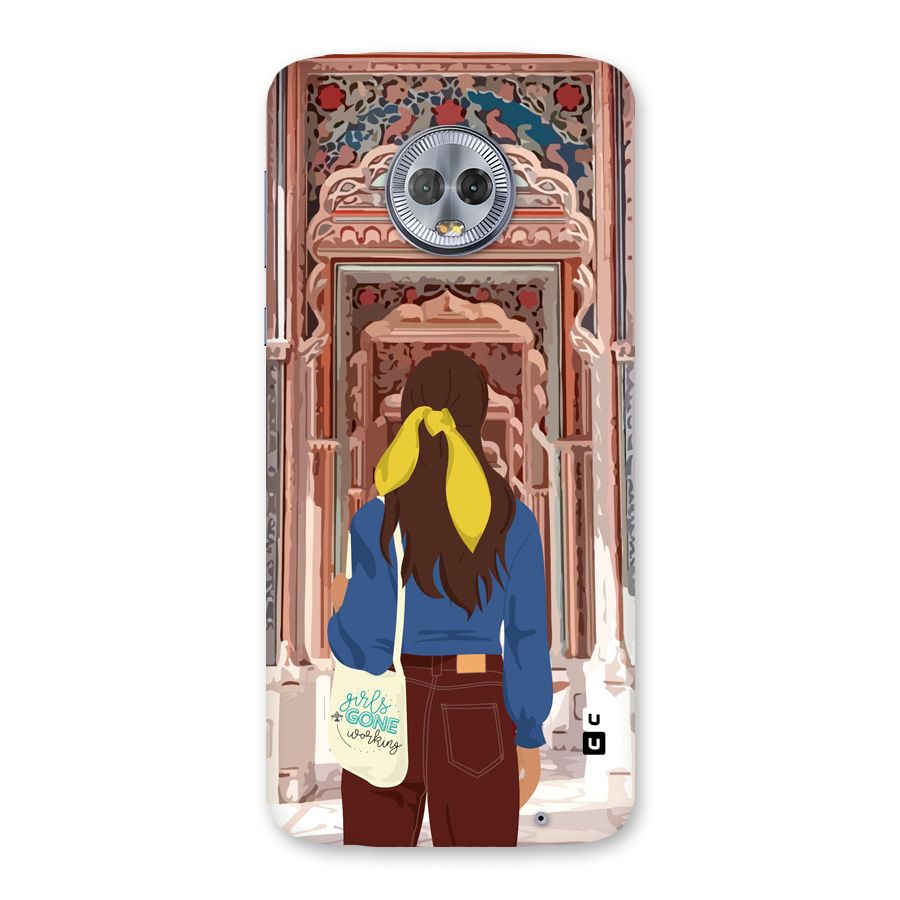 wonderful Girl Back Case for Moto G6 Plus