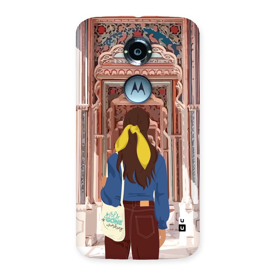 wonderful Girl Back Case for Moto X2