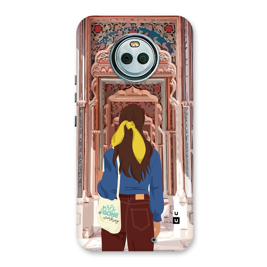 wonderful Girl Back Case for Moto X4