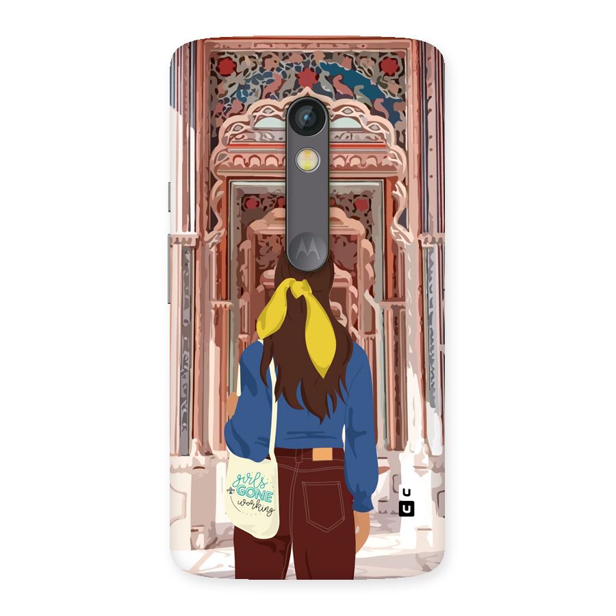 wonderful Girl Back Case for Moto X Play
