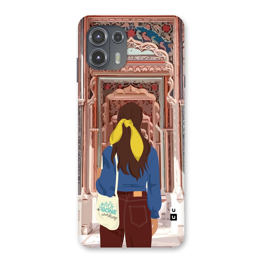 wonderful Girl Back Case for Motorola Edge 20 Fusion