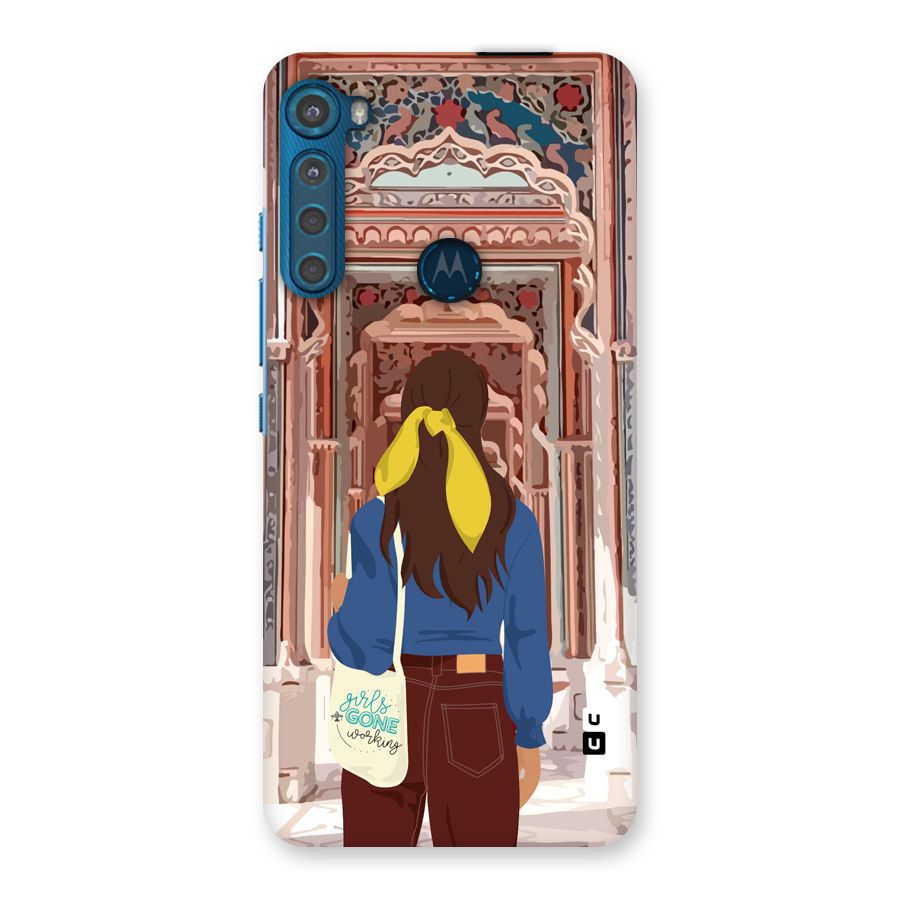 wonderful Girl Back Case for Motorola One Fusion Plus