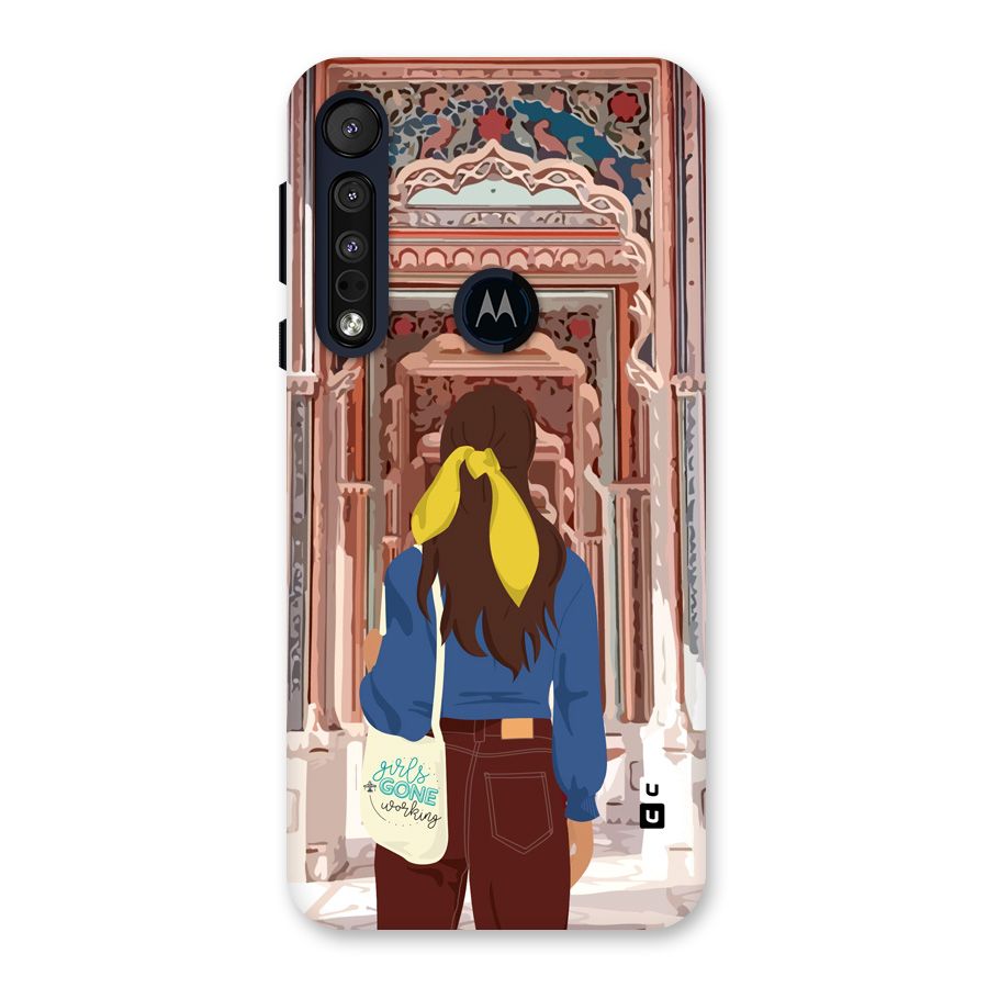wonderful Girl Back Case for Motorola One Macro