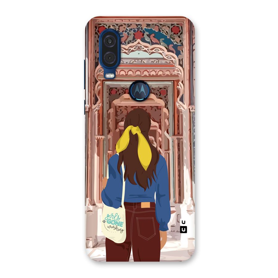 wonderful Girl Back Case for Motorola One Vision