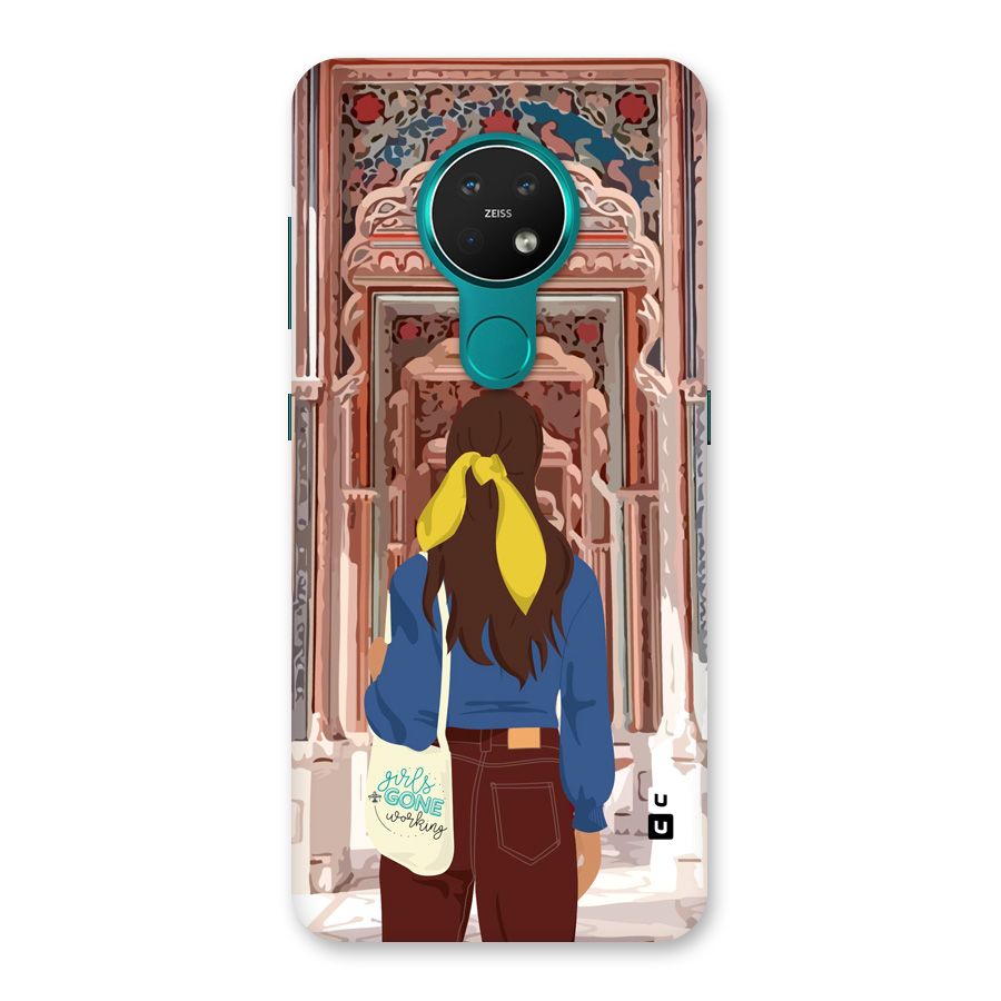 wonderful Girl Back Case for Nokia 7.2