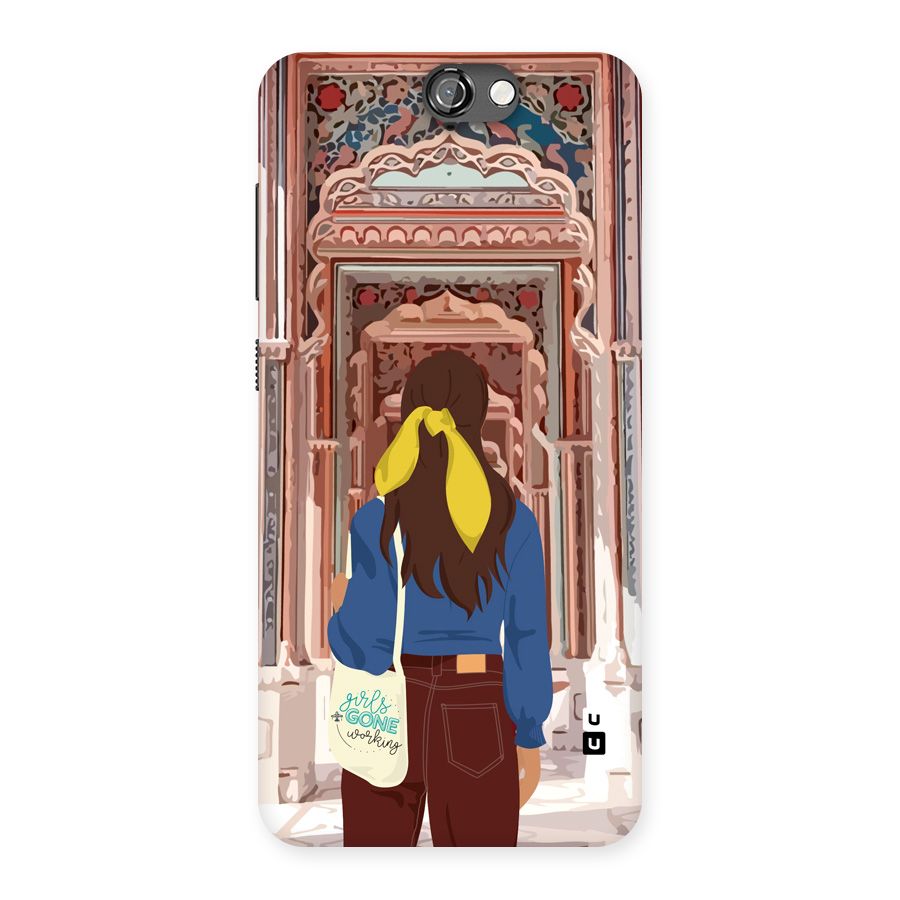 wonderful Girl Back Case for One A9