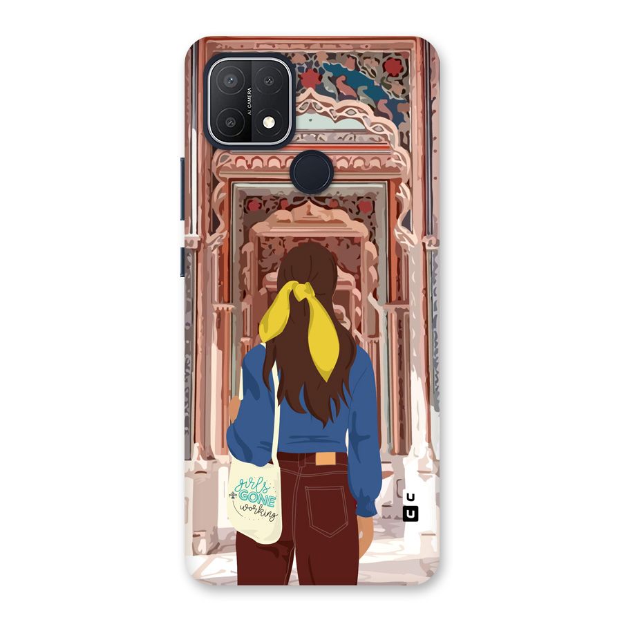 wonderful Girl Back Case for Oppo A15s