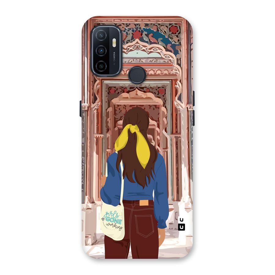 wonderful Girl Back Case for Oppo A32
