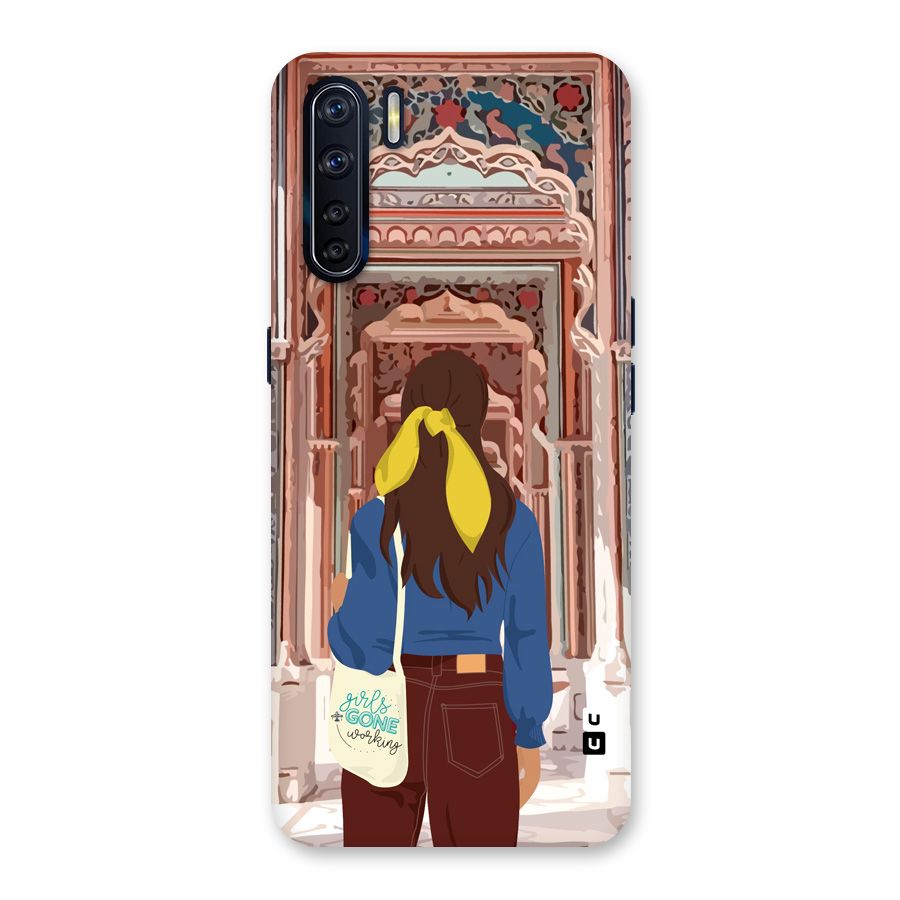 wonderful Girl Back Case for Oppo F15