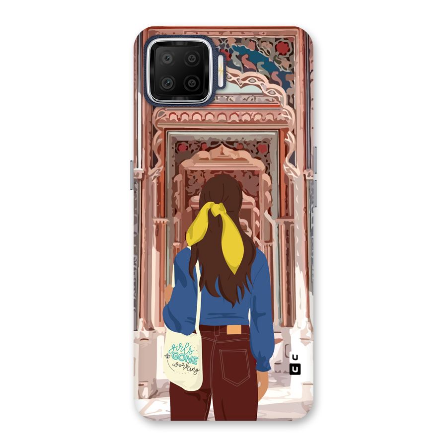 wonderful Girl Back Case for Oppo F17