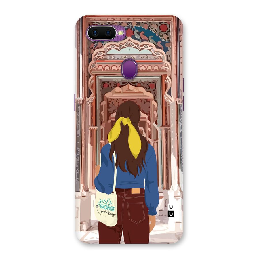 wonderful Girl Back Case for Oppo F9