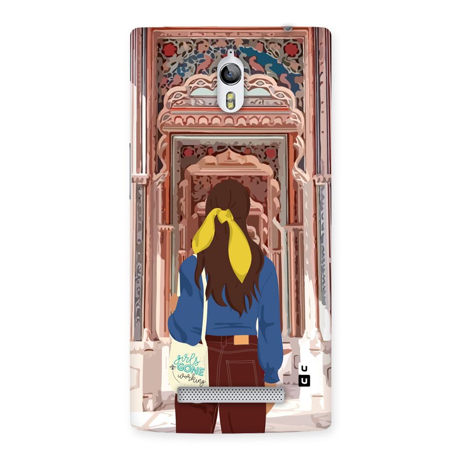 wonderful Girl Back Case for Oppo Find 7