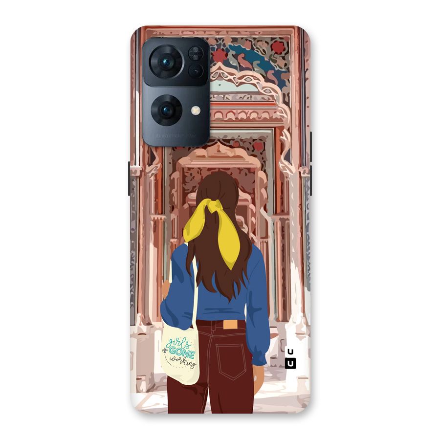 wonderful Girl Back Case for Oppo Reno7 Pro 5G