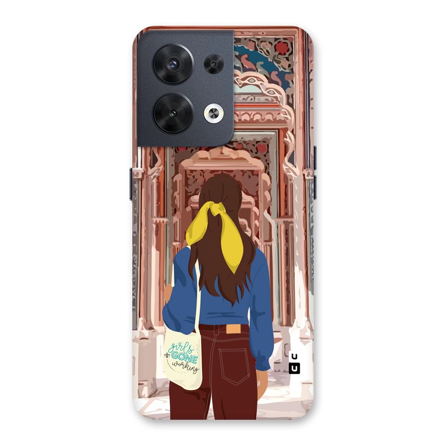 wonderful Girl Back Case for Oppo Reno8 5G