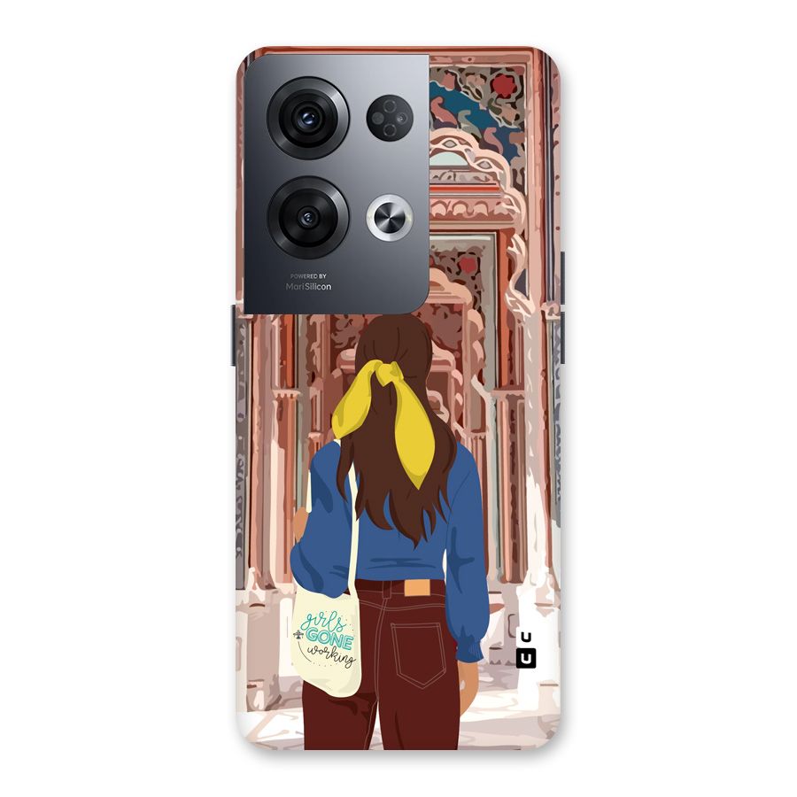 wonderful Girl Back Case for Oppo Reno8 Pro 5G