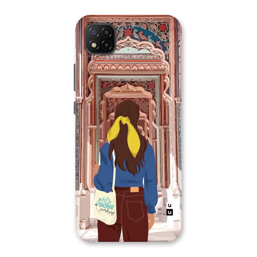 wonderful Girl Back Case for Poco C3