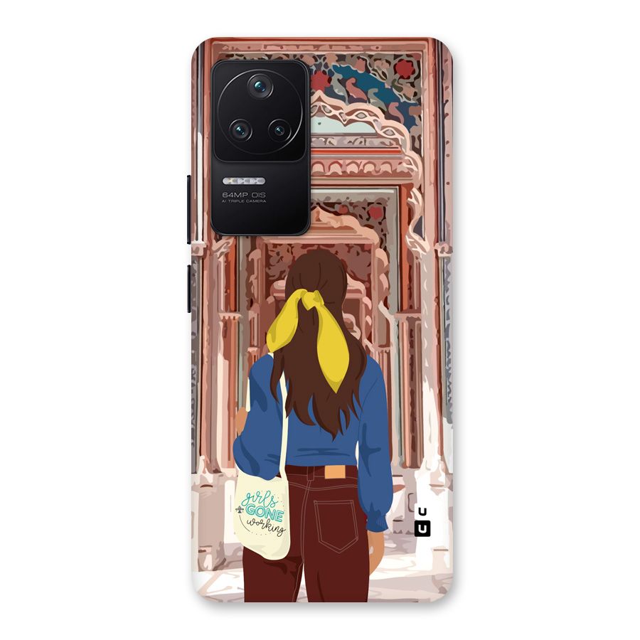 wonderful Girl Back Case for Poco F4 5G