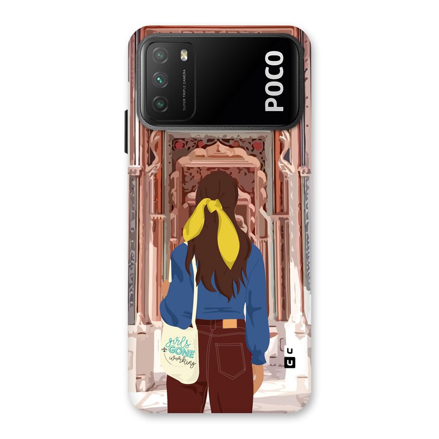 wonderful Girl Back Case for Poco M3
