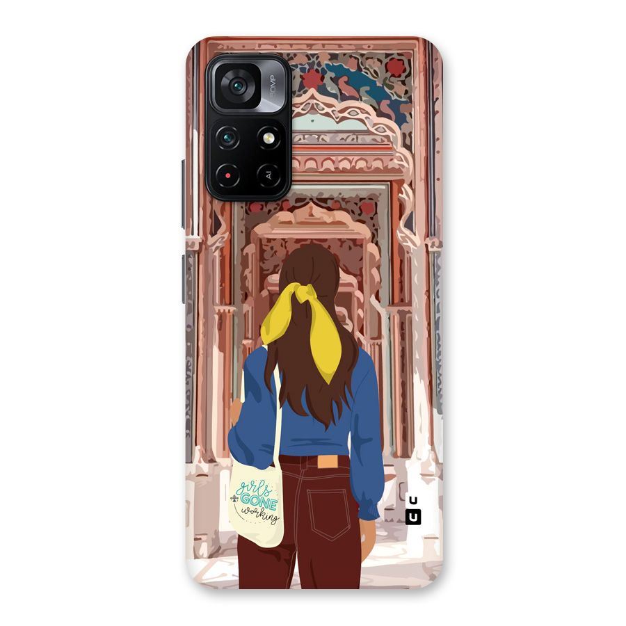 wonderful Girl Back Case for Poco M4 Pro 5G