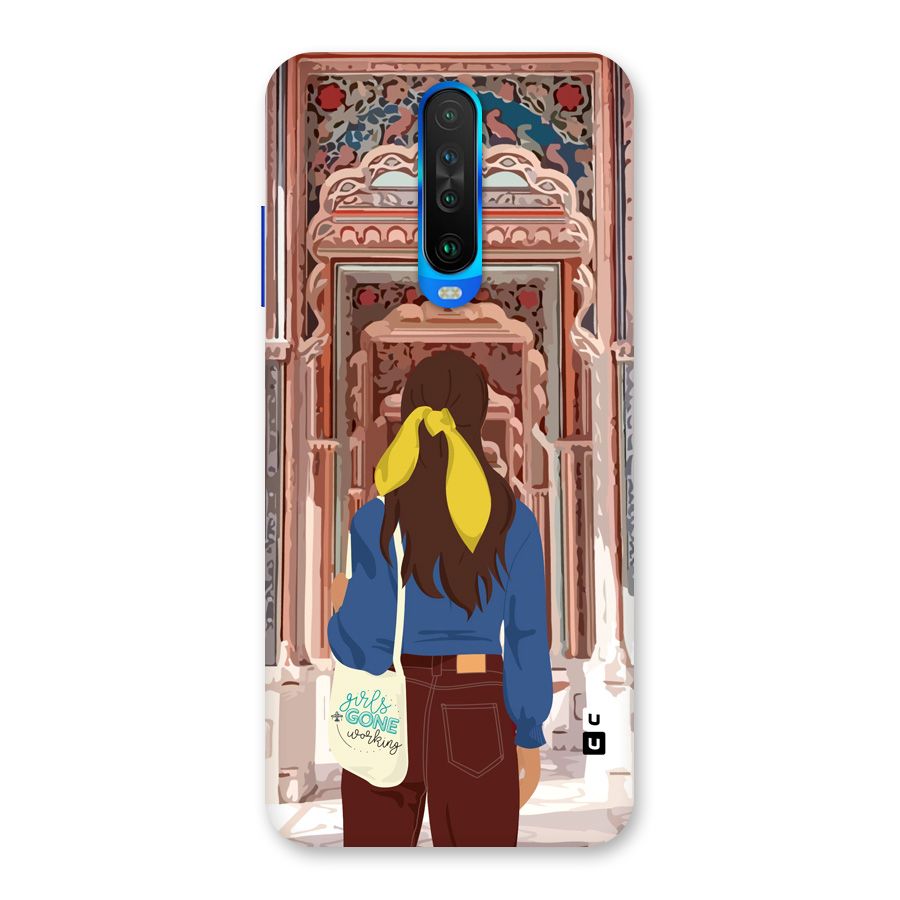 wonderful Girl Back Case for Poco X2