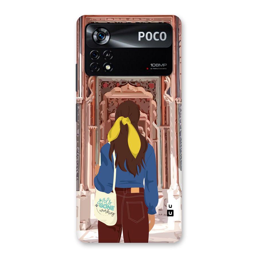 wonderful Girl Back Case for Poco X4 Pro 5G
