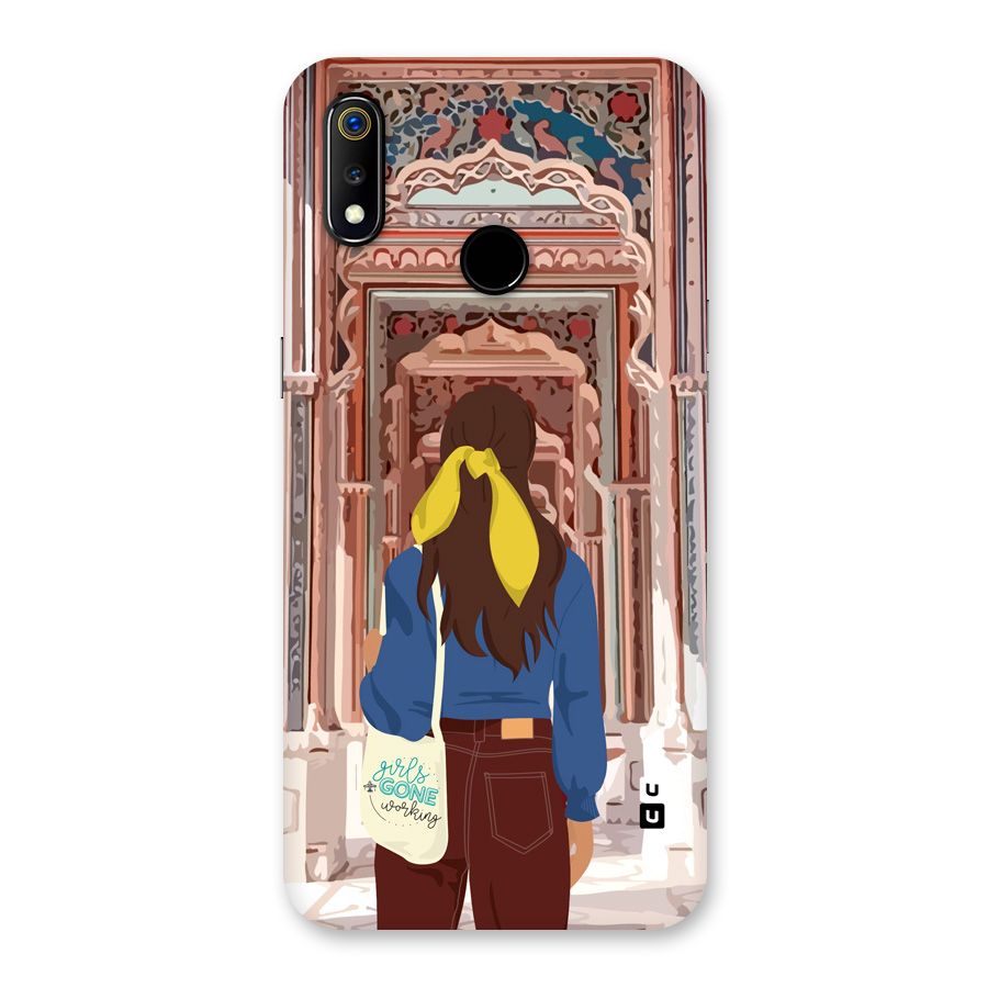 wonderful Girl Back Case for Realme 3