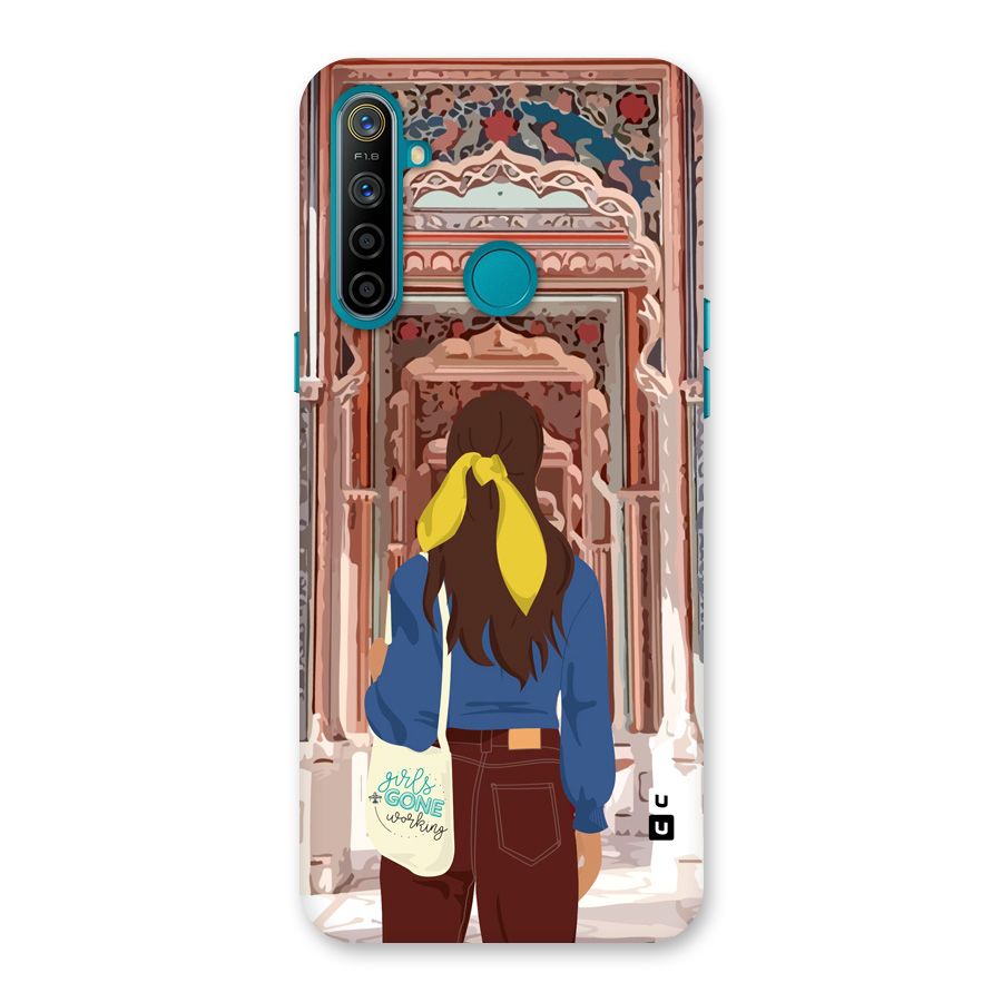 wonderful Girl Back Case for Realme 5i