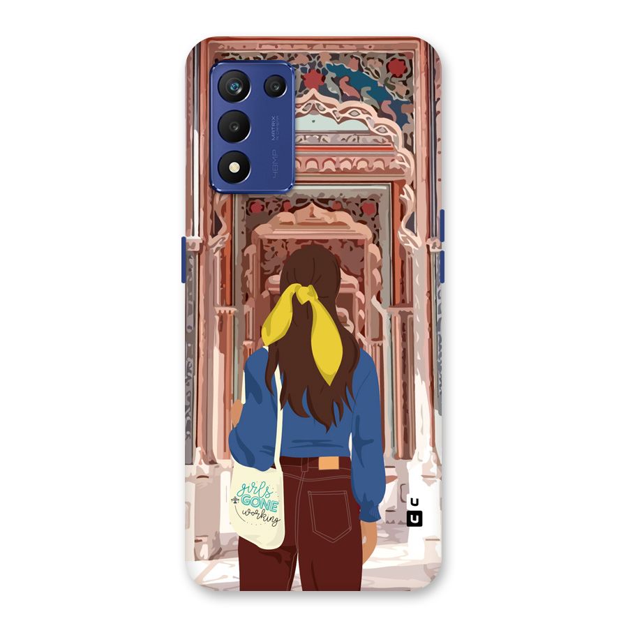 wonderful Girl Back Case for Realme 9 5G Speed